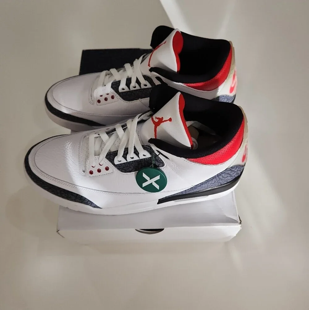 Jordan 3 Retro SE Fire Red Denim (2020) Size 12